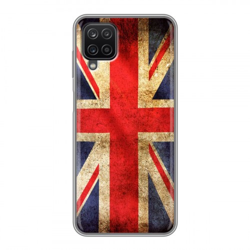 Дизайнерский силиконовый чехол для Samsung Galaxy A12 Флаг Британии