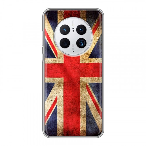 Дизайнерский силиконовый с усиленными углами чехол для Huawei Mate 50 Pro Флаг Британии