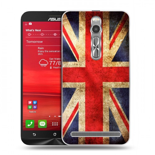 Дизайнерский пластиковый чехол для Asus Zenfone 2 Флаг Британии