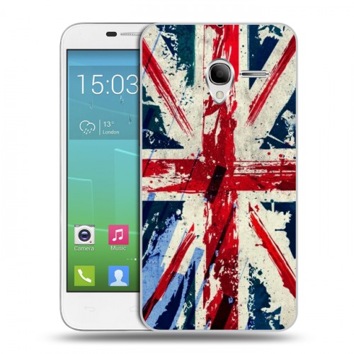 Дизайнерский силиконовый чехол для Alcatel One Touch POP 3 5 Флаг Британии
