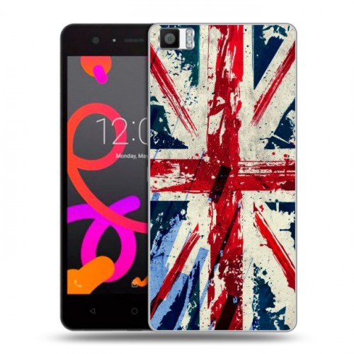 Дизайнерский силиконовый чехол для BQ Aquaris M5 Флаг Британии