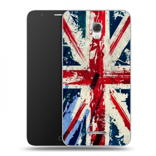 Дизайнерский пластиковый чехол для Alcatel Pop 4 Plus Флаг Британии