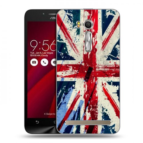 Дизайнерский силиконовый чехол для ASUS Zenfone Go 5.5 Флаг Британии