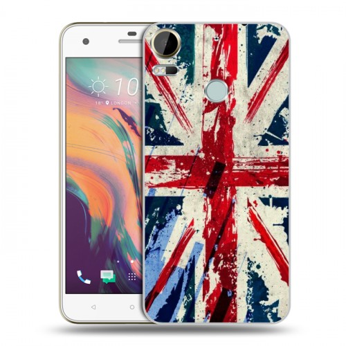 Дизайнерский силиконовый чехол для HTC Desire 10 Pro Флаг Британии