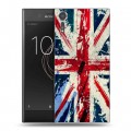 Дизайнерский пластиковый чехол для Sony Xperia XZs Флаг Британии