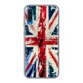 Дизайнерский силиконовый с усиленными углами чехол для Samsung Galaxy A50 Флаг Британии
