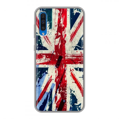 Дизайнерский пластиковый чехол для Samsung Galaxy A50 Флаг Британии
