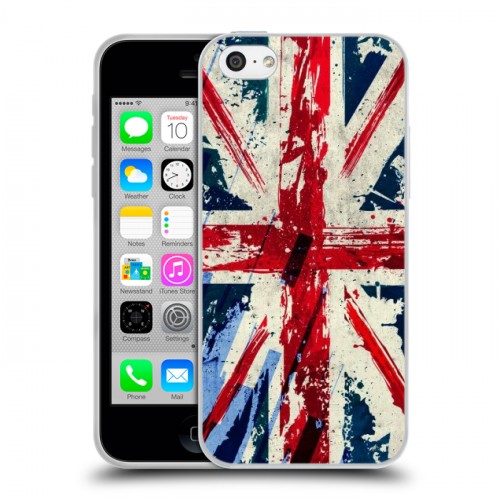 Дизайнерский пластиковый чехол для Iphone 5c Флаг Британии