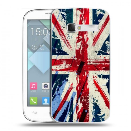 Дизайнерский пластиковый чехол для Alcatel One Touch Pop C5 Флаг Британии