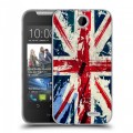 Дизайнерский силиконовый чехол для HTC Desire 310 Флаг Британии