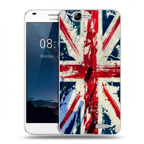 Дизайнерский пластиковый чехол для Huawei Ascend G7 Флаг Британии