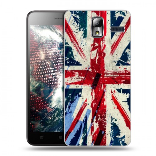 Дизайнерский силиконовый чехол для Lenovo S580 Ideaphone Флаг Британии