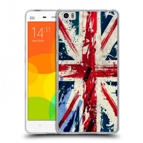 Дизайнерский силиконовый чехол для Xiaomi Mi Note Флаг Британии