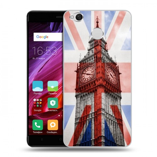 Дизайнерский силиконовый с усиленными углами чехол для Xiaomi RedMi 4X Флаг Британии
