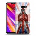 Дизайнерский пластиковый чехол для LG G8 ThinQ Флаг Британии