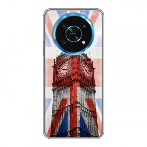 Дизайнерский силиконовый с усиленными углами чехол для Huawei Honor Magic 4 Lite 5G Флаг Британии
