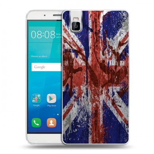 Дизайнерский пластиковый чехол для Huawei ShotX Флаг Британии