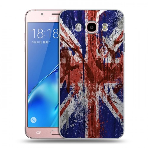 Дизайнерский силиконовый с усиленными углами чехол для Samsung Galaxy J5 (2016) Флаг Британии