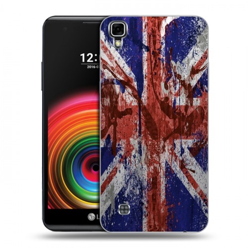 Дизайнерский силиконовый чехол для LG X Power Флаг Британии