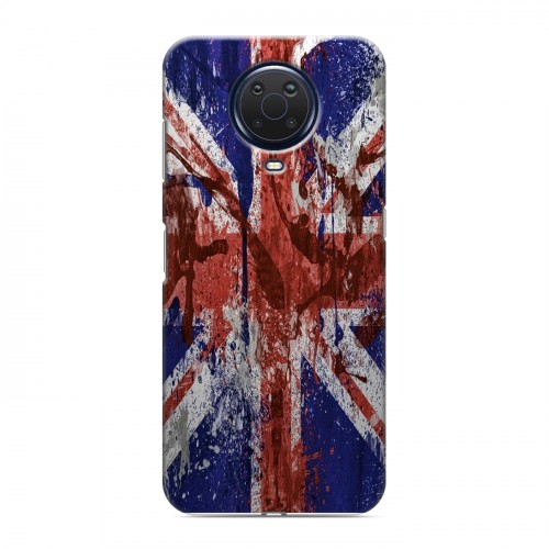 Дизайнерский силиконовый с усиленными углами чехол для Nokia G20 Флаг Британии