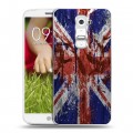 Дизайнерский пластиковый чехол для LG Optimus G2 mini Флаг Британии