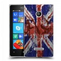 Дизайнерский пластиковый чехол для Microsoft Lumia 435 Флаг Британии