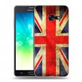 Дизайнерский силиконовый с усиленными углами чехол для Samsung Galaxy A3 (2017) Флаг Британии