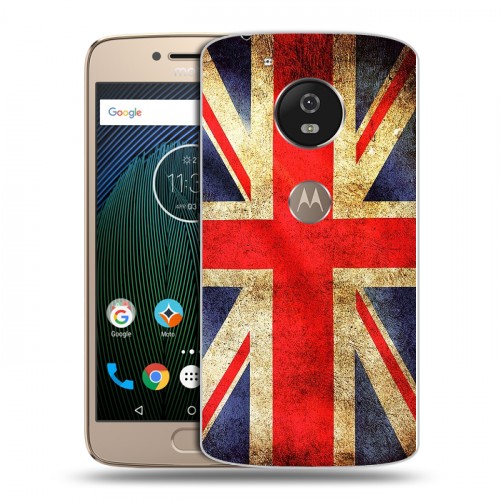 Дизайнерский силиконовый чехол для Motorola Moto G5s Флаг Британии