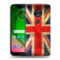 Дизайнерский пластиковый чехол для Motorola Moto G7 Play Флаг Британии