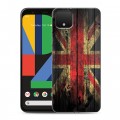 Дизайнерский пластиковый чехол для Google Pixel 4 Флаг Британии