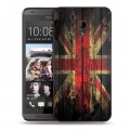 Дизайнерский пластиковый чехол для HTC Desire 700 Флаг Британии