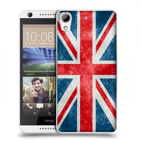 Дизайнерский силиконовый чехол для HTC Desire 626 Флаг Британии