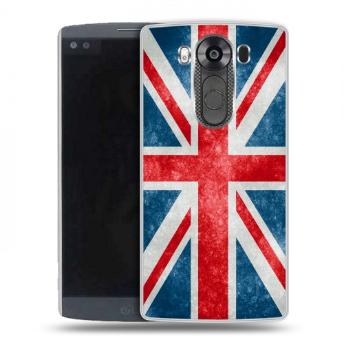 Дизайнерский пластиковый чехол для LG V10 Флаг Британии