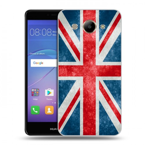 Дизайнерский пластиковый чехол для Huawei Y3 (2017) Флаг Британии