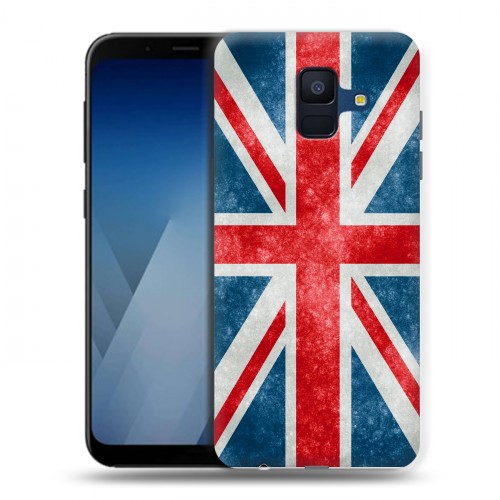 Дизайнерский пластиковый чехол для Samsung Galaxy A6 Флаг Британии