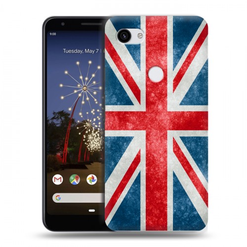 Дизайнерский пластиковый чехол для Google Pixel 3a XL Флаг Британии
