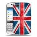 Дизайнерский пластиковый чехол для BlackBerry Q10 Флаг Британии