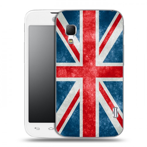 Дизайнерский пластиковый чехол для LG Optimus L5 2 II Флаг Британии