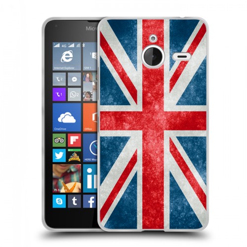 Дизайнерский пластиковый чехол для Microsoft Lumia 640 XL Флаг Британии