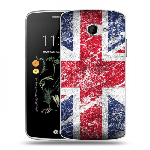 Дизайнерский силиконовый чехол для LG K5 Флаг Британии