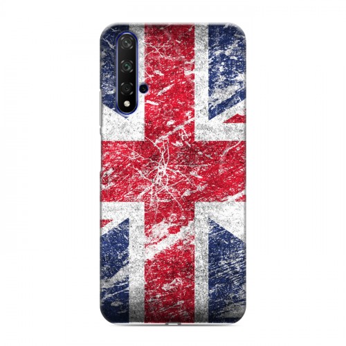 Дизайнерский силиконовый чехол для Huawei Honor 20 Флаг Британии