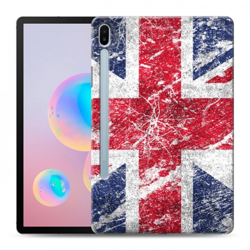 Дизайнерский силиконовый чехол для Samsung Galaxy Tab S6 Флаг Британии