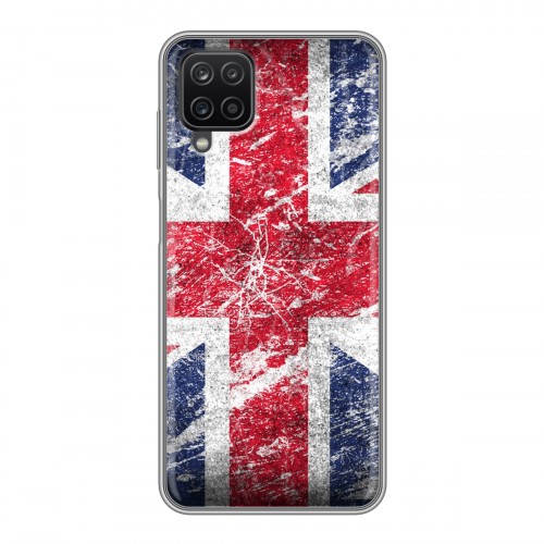 Дизайнерский пластиковый чехол для Samsung Galaxy A12 Флаг Британии