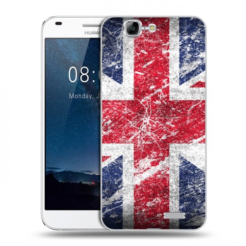 Дизайнерский силиконовый чехол для Huawei Ascend G7 Флаг Британии