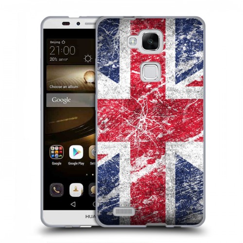 Дизайнерский пластиковый чехол для Huawei Ascend Mate 7 Флаг Британии