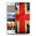 Дизайнерский пластиковый чехол для HTC Desire 728 Флаг Британии