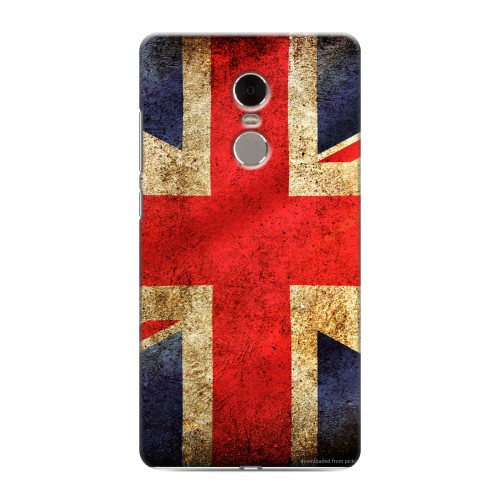 Дизайнерский силиконовый чехол для Xiaomi RedMi Note 4 Флаг Британии