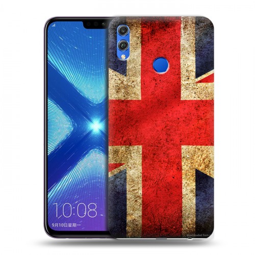 Дизайнерский силиконовый чехол для Huawei Honor 8X Флаг Британии