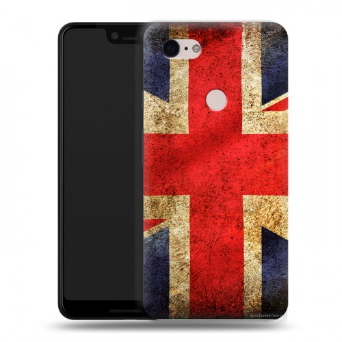 Дизайнерский силиконовый чехол для Google Pixel 3 XL Флаг Британии