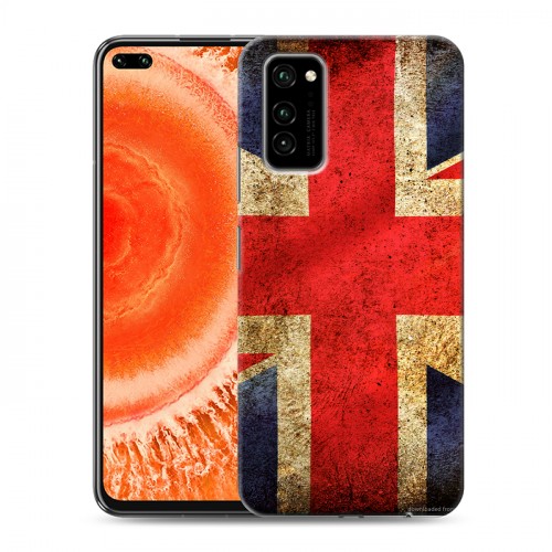 Дизайнерский силиконовый чехол для Huawei Honor View 30 Pro Флаг Британии
